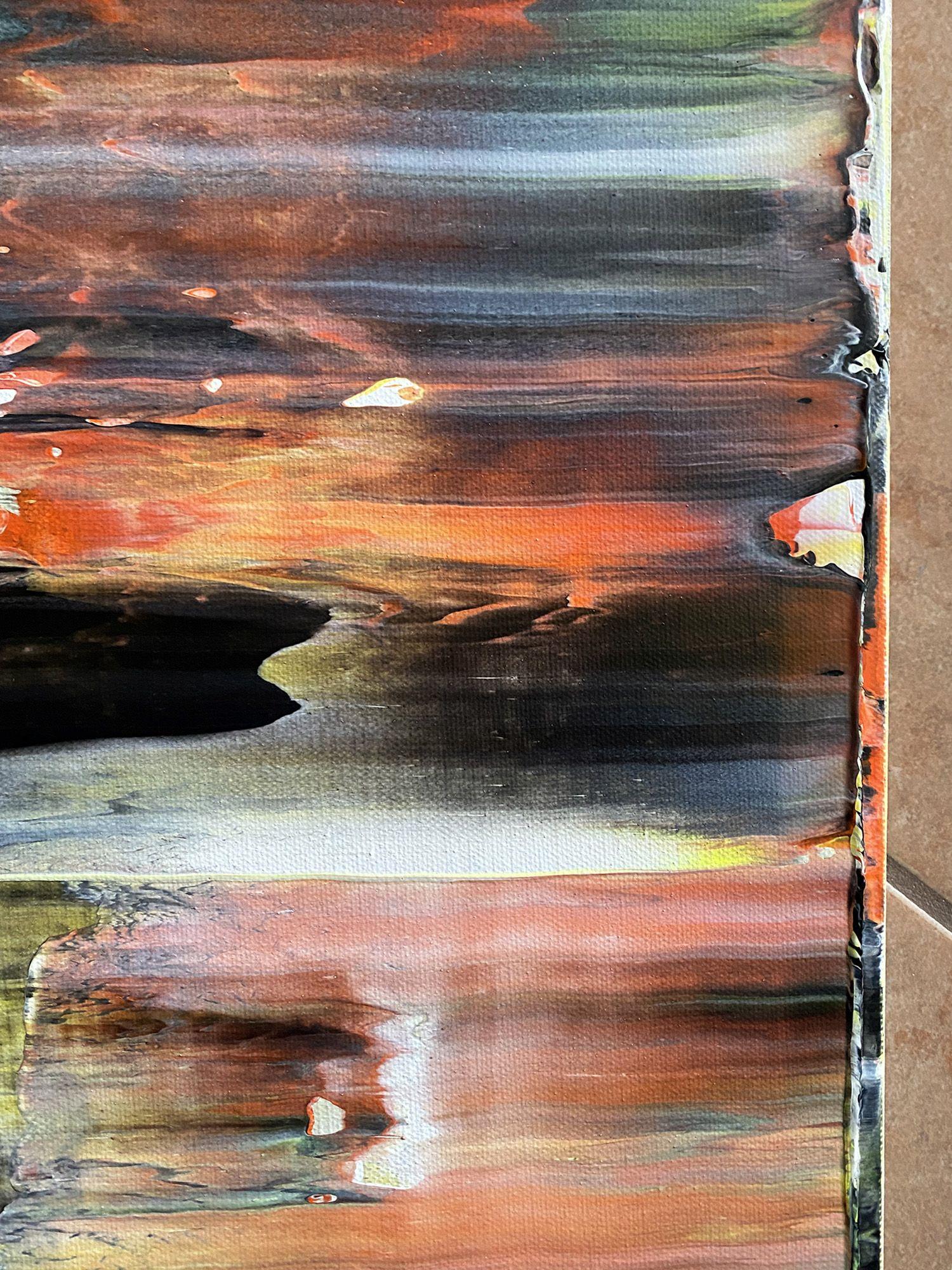 Neopren-Träumer, Gemälde, Acryl auf Leinwand (Abstrakt), Painting, von Preston M. Smith (PMS)