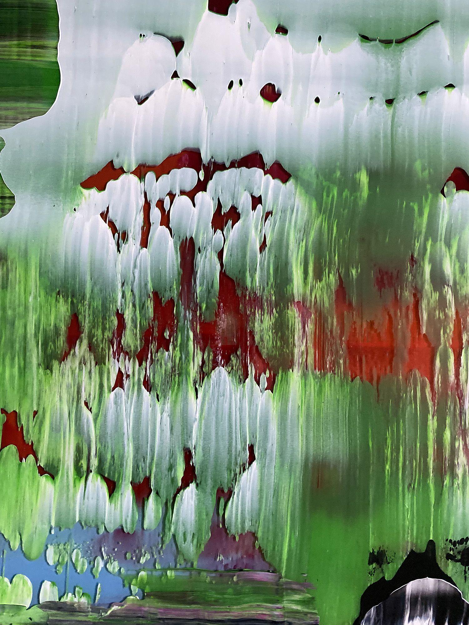 Reacción Paranormal, Pintura, Acrílico sobre Otro - Painting Abstracto de Preston M. Smith (PMS)