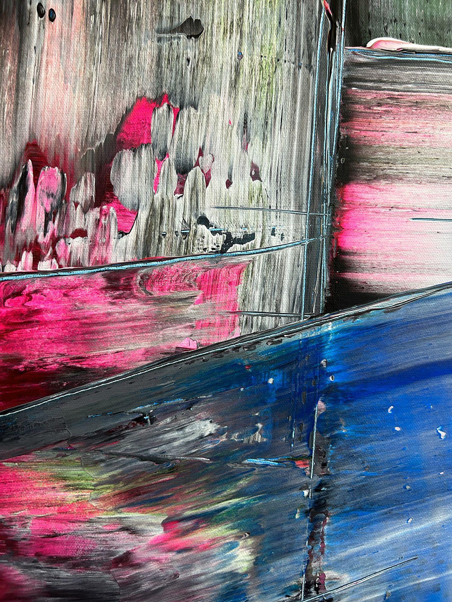 Resiliencia, Pintura, Acrílico sobre lienzo - Abstract Painting Marrón de Preston M. Smith (PMS)