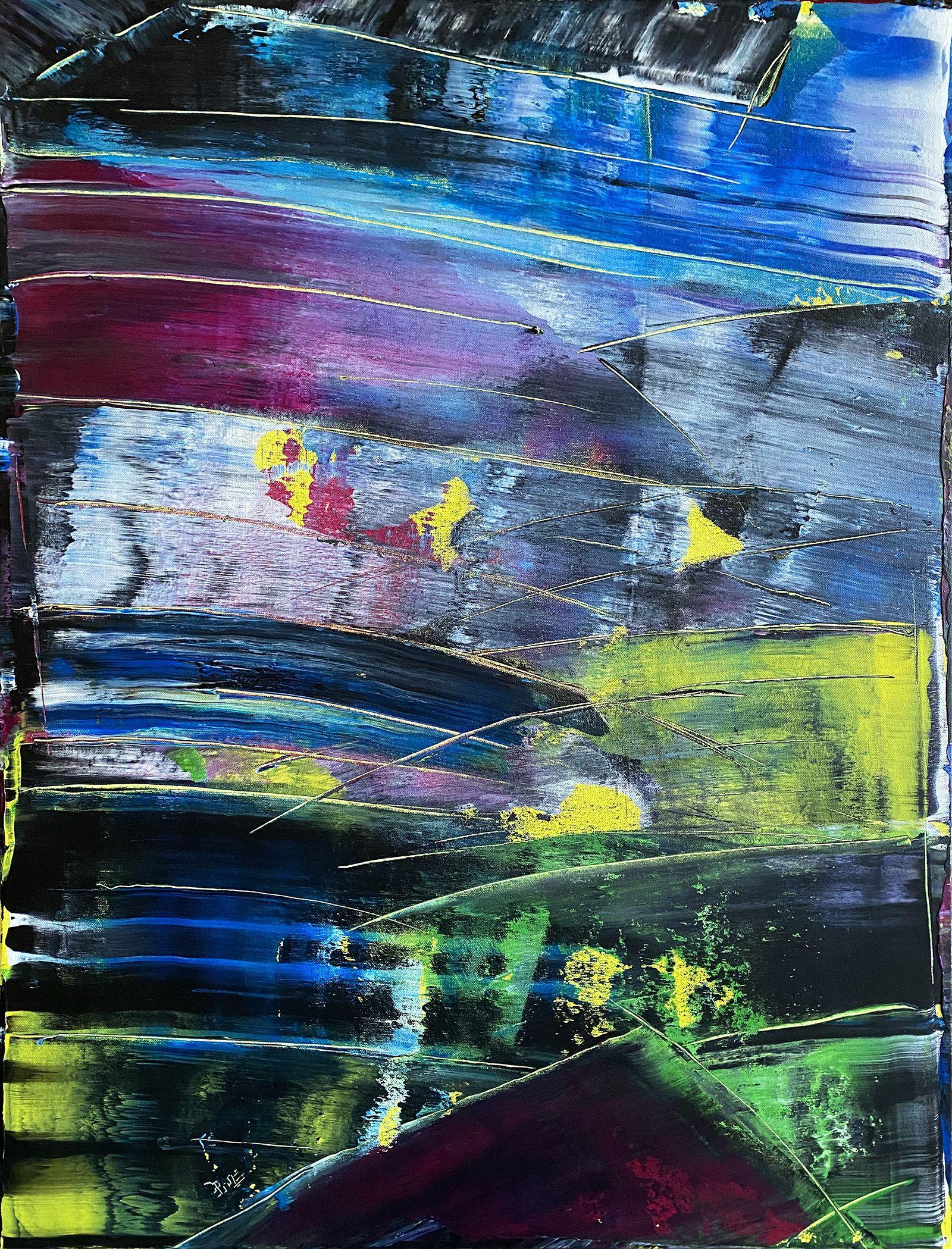 See My Beautiful Scars, Painting, Acrylic on Canvas