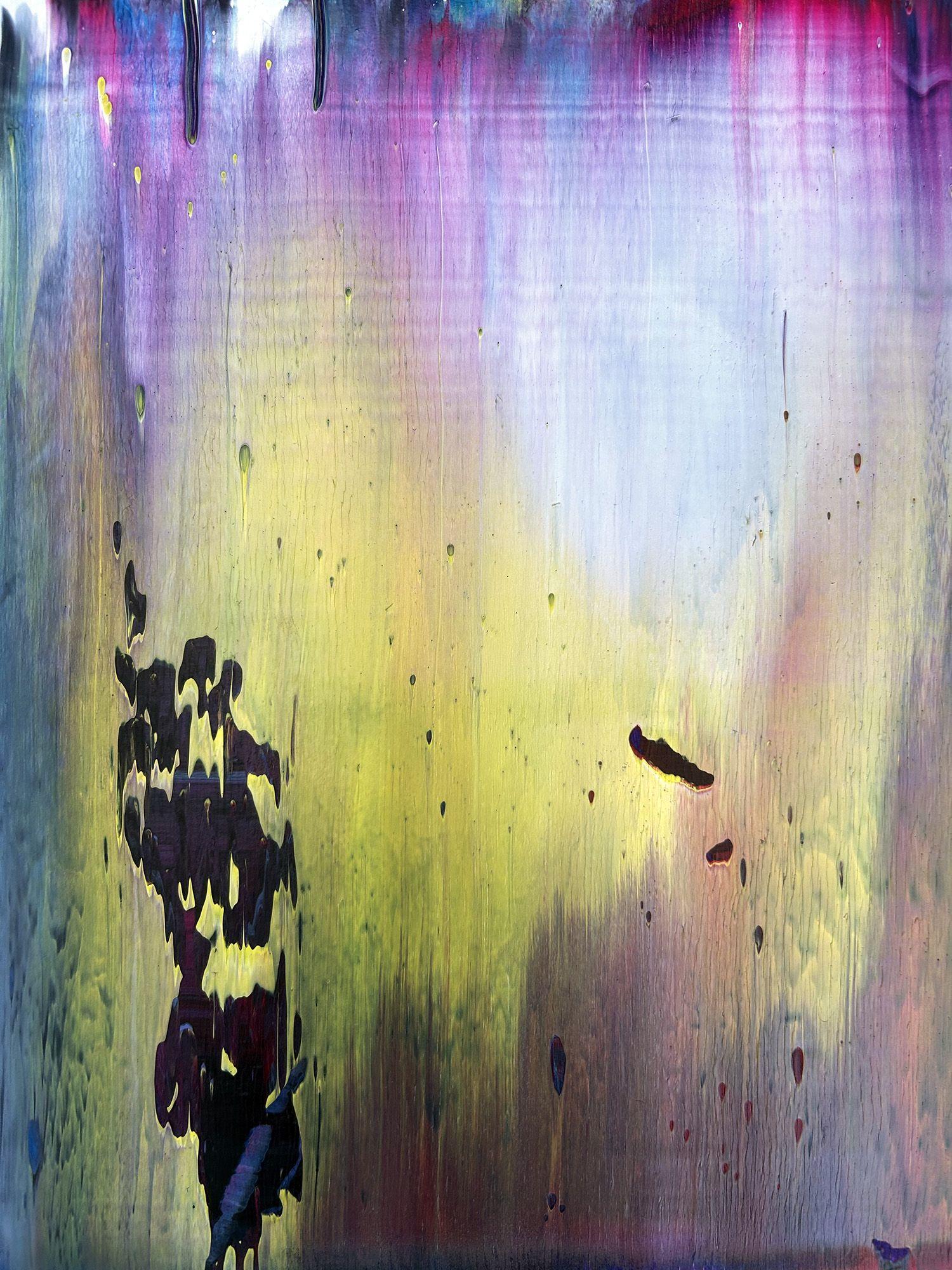 Sorbet, peinture, acrylique sur panneau de bois en vente 1