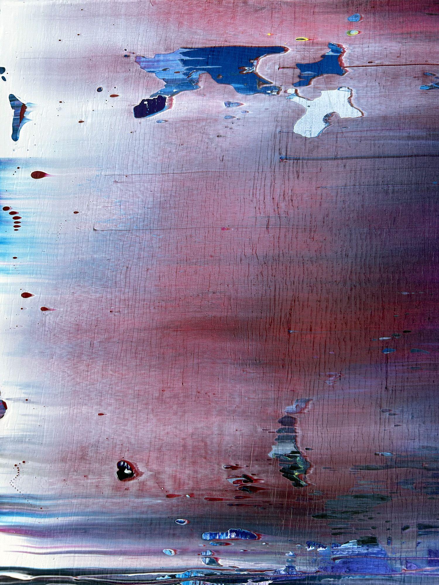 Sorbet, peinture, acrylique sur panneau de bois en vente 2