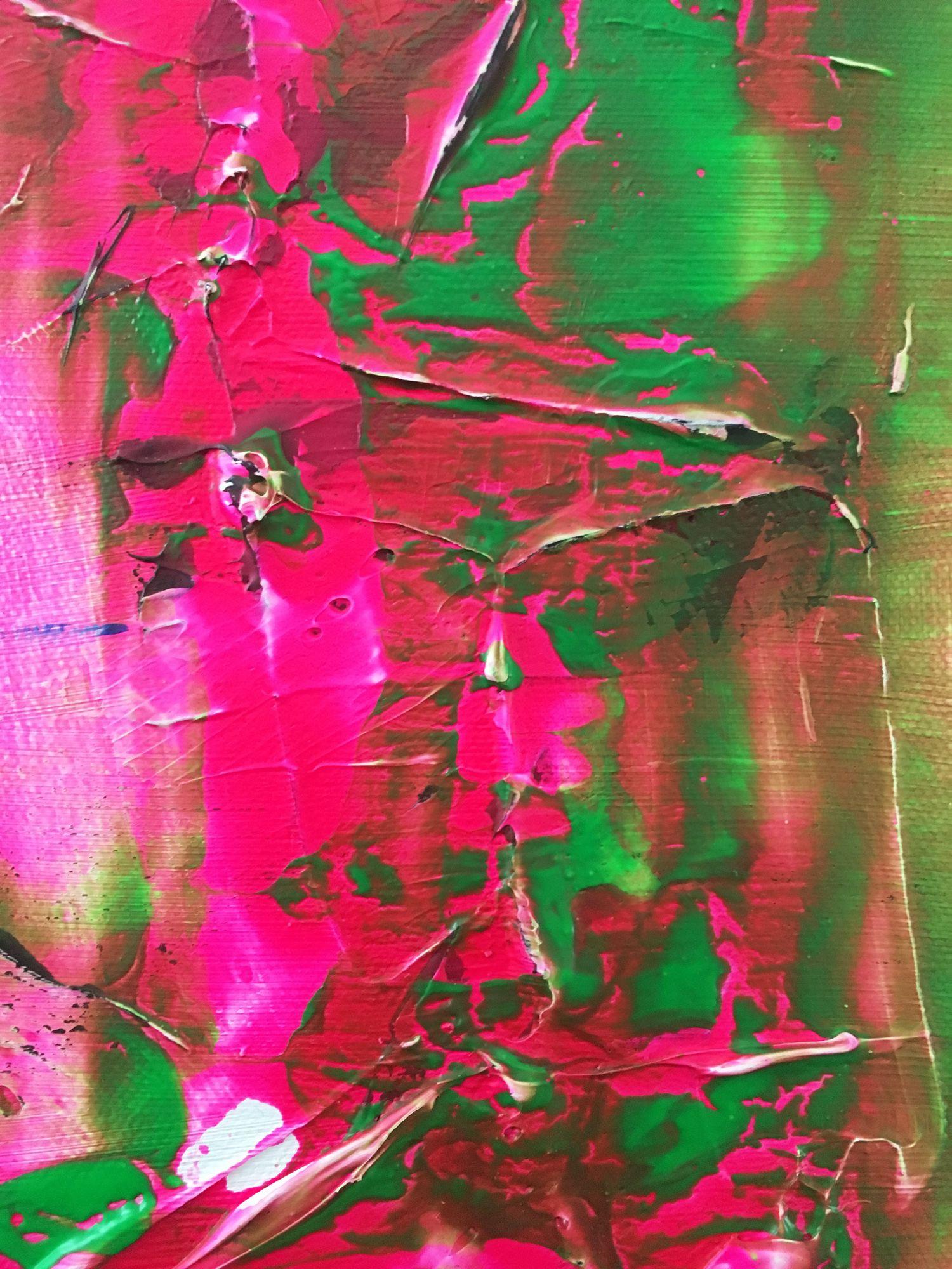 Transizione, Pittura, Acrilico su tela - Abstract Painting Nero di Preston M. Smith (PMS)