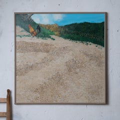Preston Russell - Chicken on a Bluff, Oil on Canvas