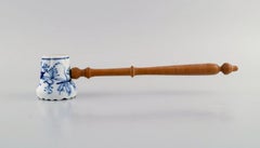 Hammer à viande d'oignon bleu de Meissen en porcelaine peinte à la main (presque)