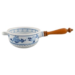 Presumably Meissen Blue Onion Sifter in Hand-Painted Porcelain, Approx. 1900