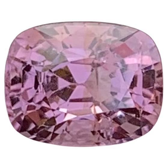 Pretty 1.20 Carat Natural Purplish Pink Loose Spinel Cushion Shape From Myanmar