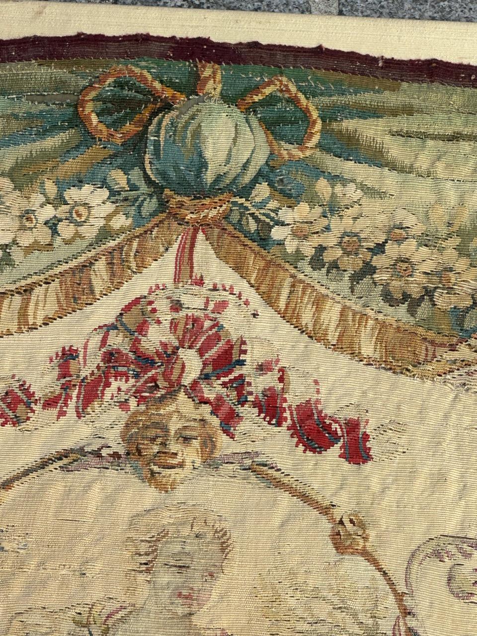 Schöner französischer Aubusson-Seidenteppich aus dem 18. Jahrhundert im Angebot 5