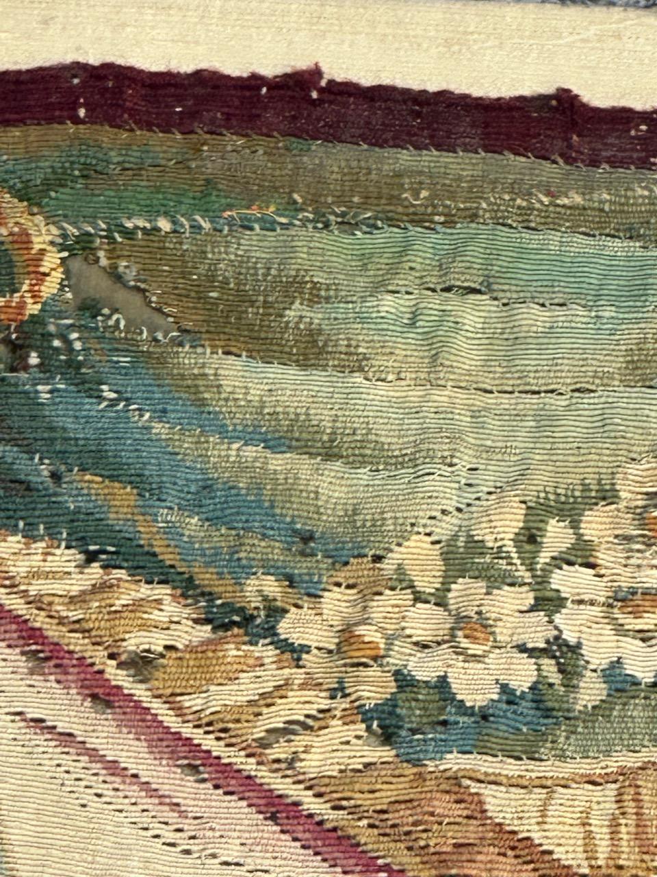 Schöner französischer Aubusson-Seidenteppich aus dem 18. Jahrhundert im Angebot 9