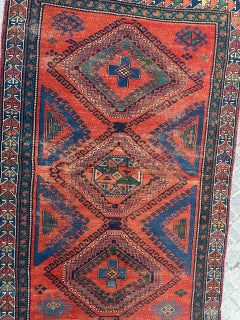 Pretty 19th century Caucasian Kazak rug