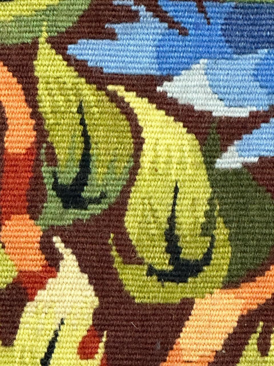 Bonito tapiz de Aubusson francés moderno del siglo XX de 