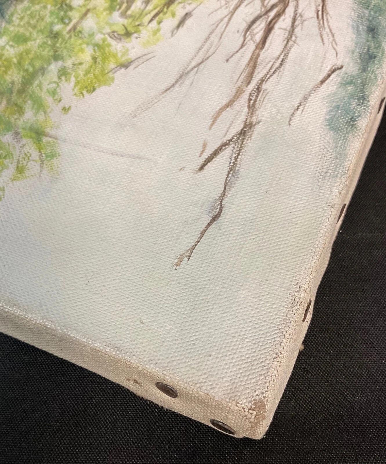 Hübsche Acrylmalerei Landschaft Thema J. Boving, Mâconnais Künstler - 2Y592 (Leinwand) im Angebot