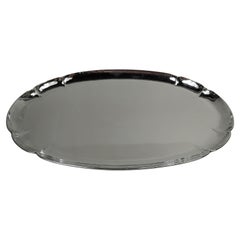 Pretty American Sterling Silver Oval Tray by Kalo in Chicago