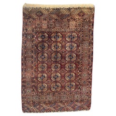Bobyrug's hübscher antiker afghanischer Bokhara-Teppich