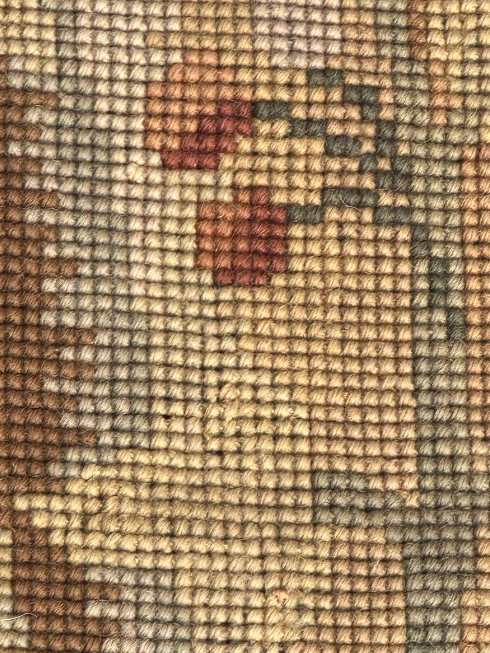 Bonito tapiz antiguo Antique French Needlepoint Panel Tapestry en venta 2
