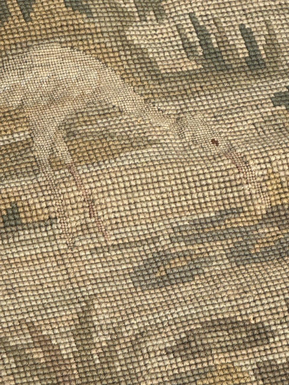 Bonito tapiz antiguo Antique French Needlepoint Panel Tapestry Francés en venta
