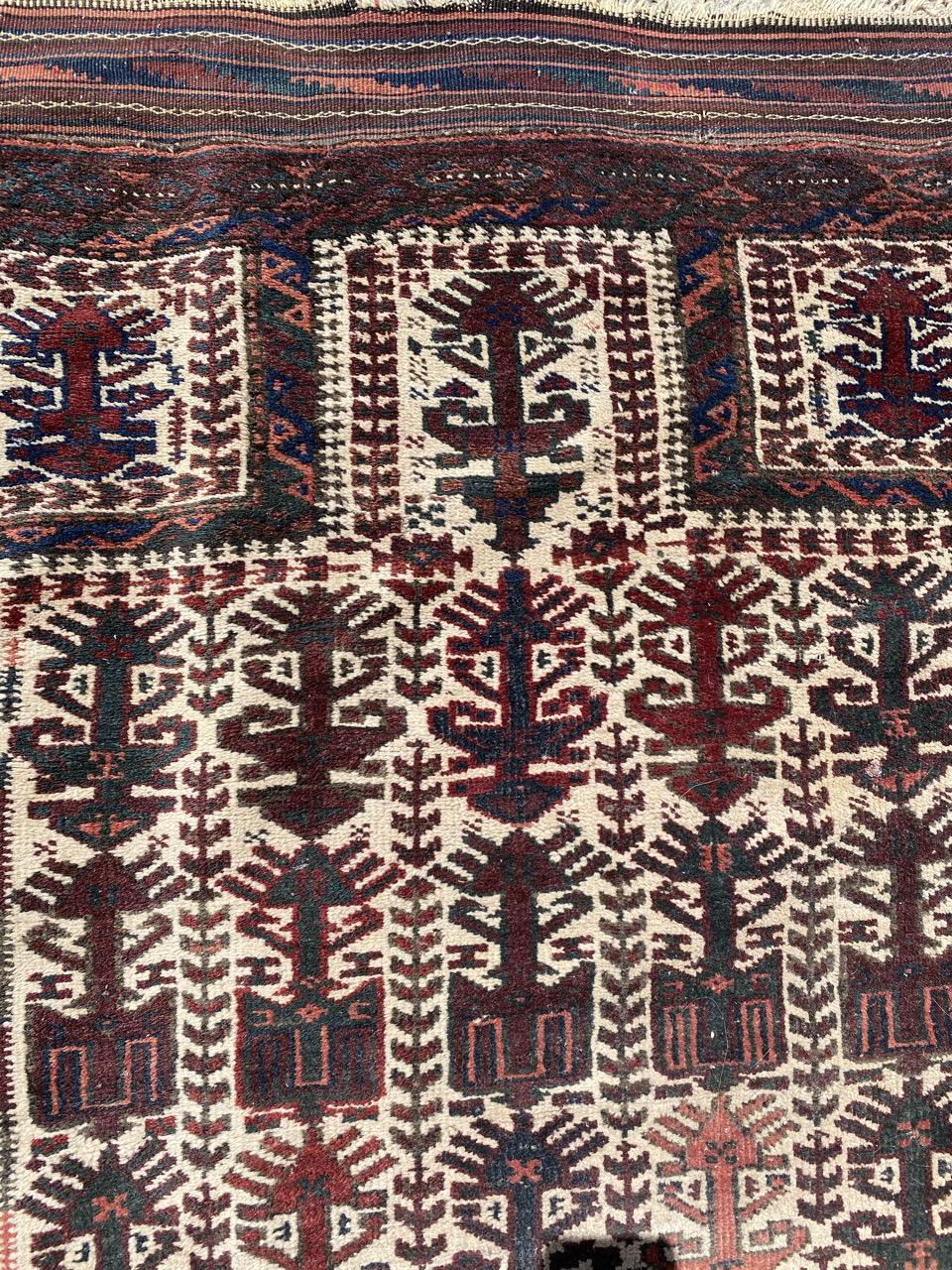 Tribal Pretty Antique Baluch Rug For Sale