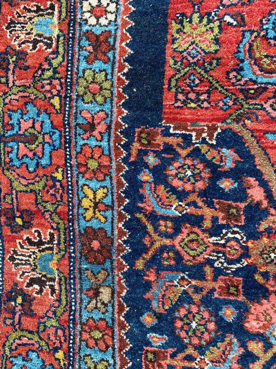 Bonita alfombra antigua Bijar en venta 2