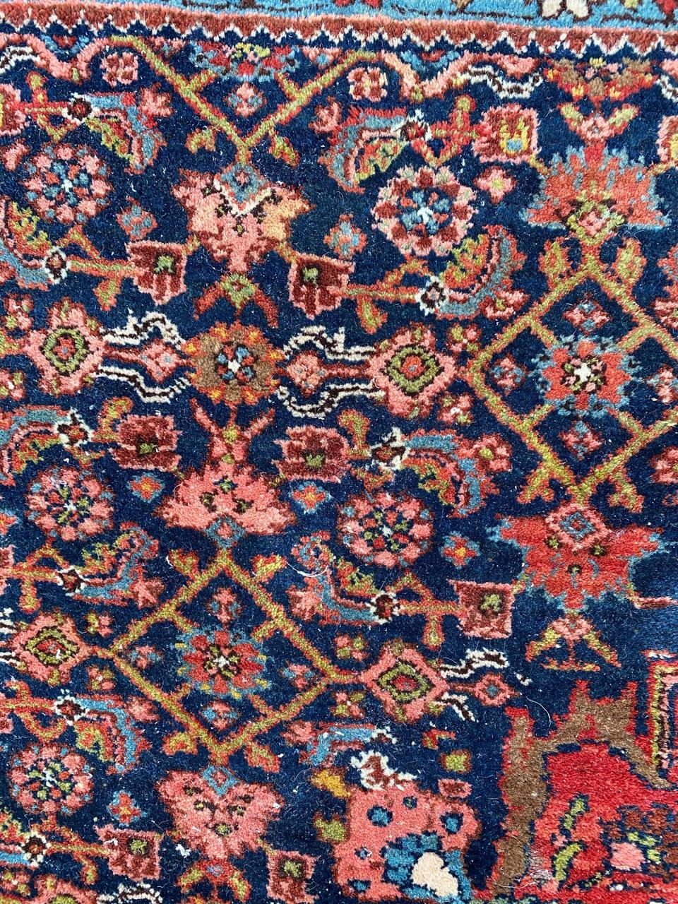 Bonita alfombra antigua Bijar en venta 5