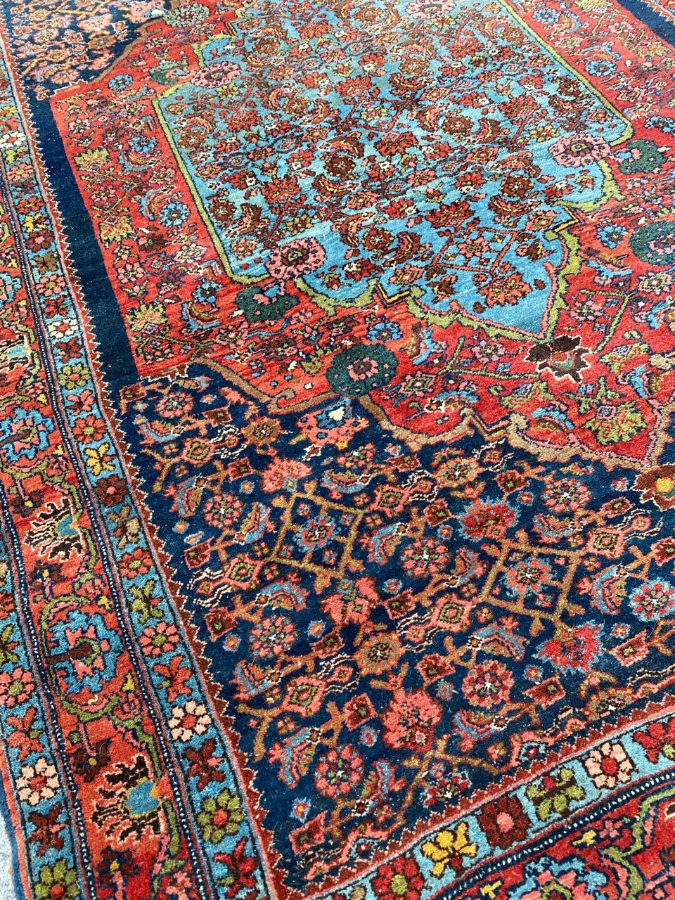 Bonita alfombra antigua Bijar en venta 8