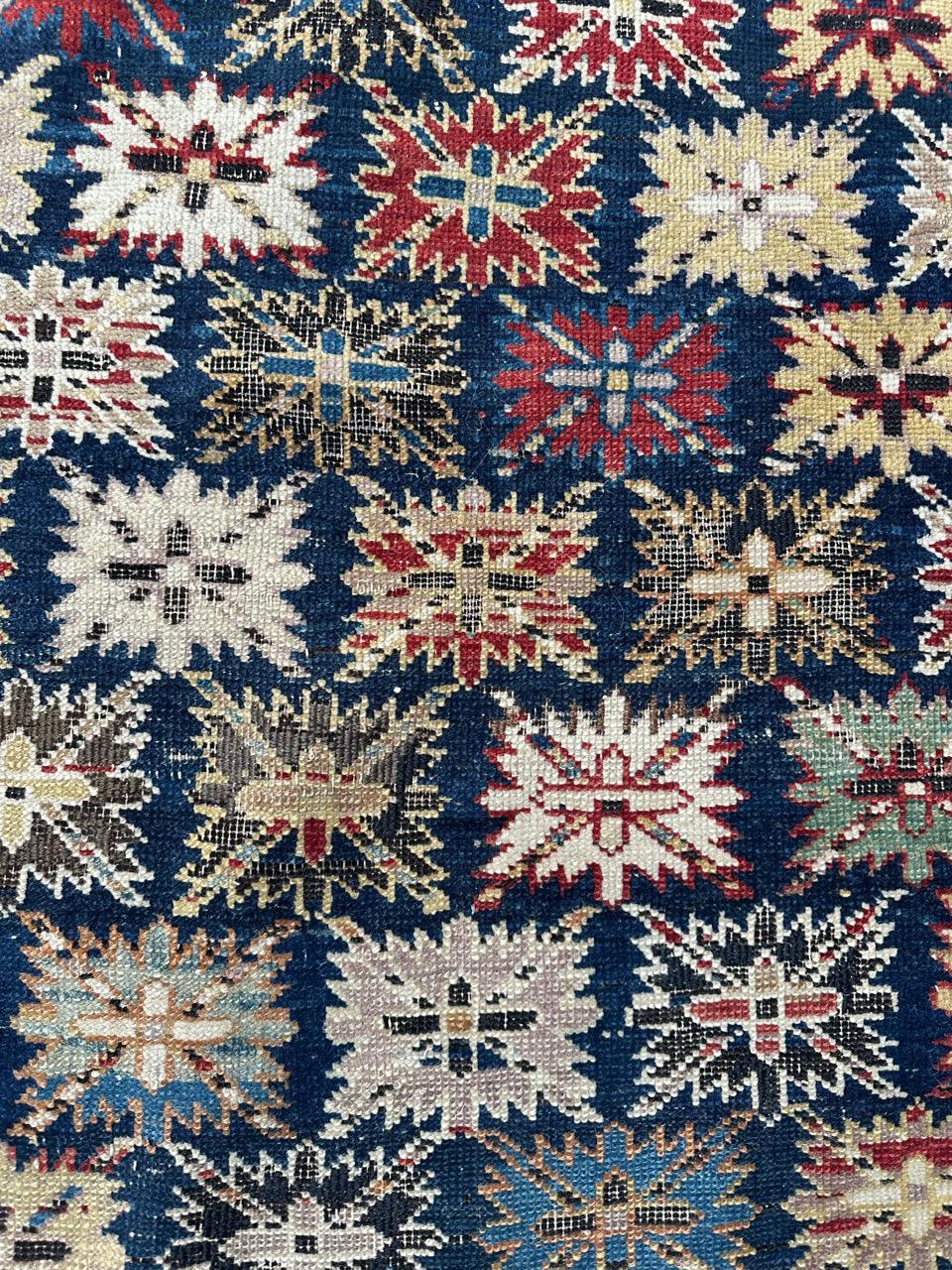 Bobyrug’s Pretty antique Caucasian Shirvan kouba rug For Sale 2