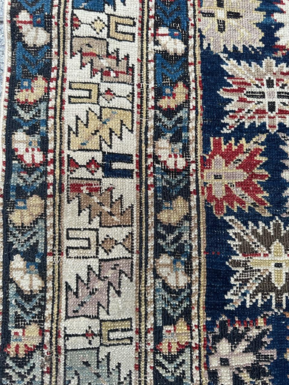 Bobyrug’s Pretty antique Caucasian Shirvan kouba rug For Sale 6