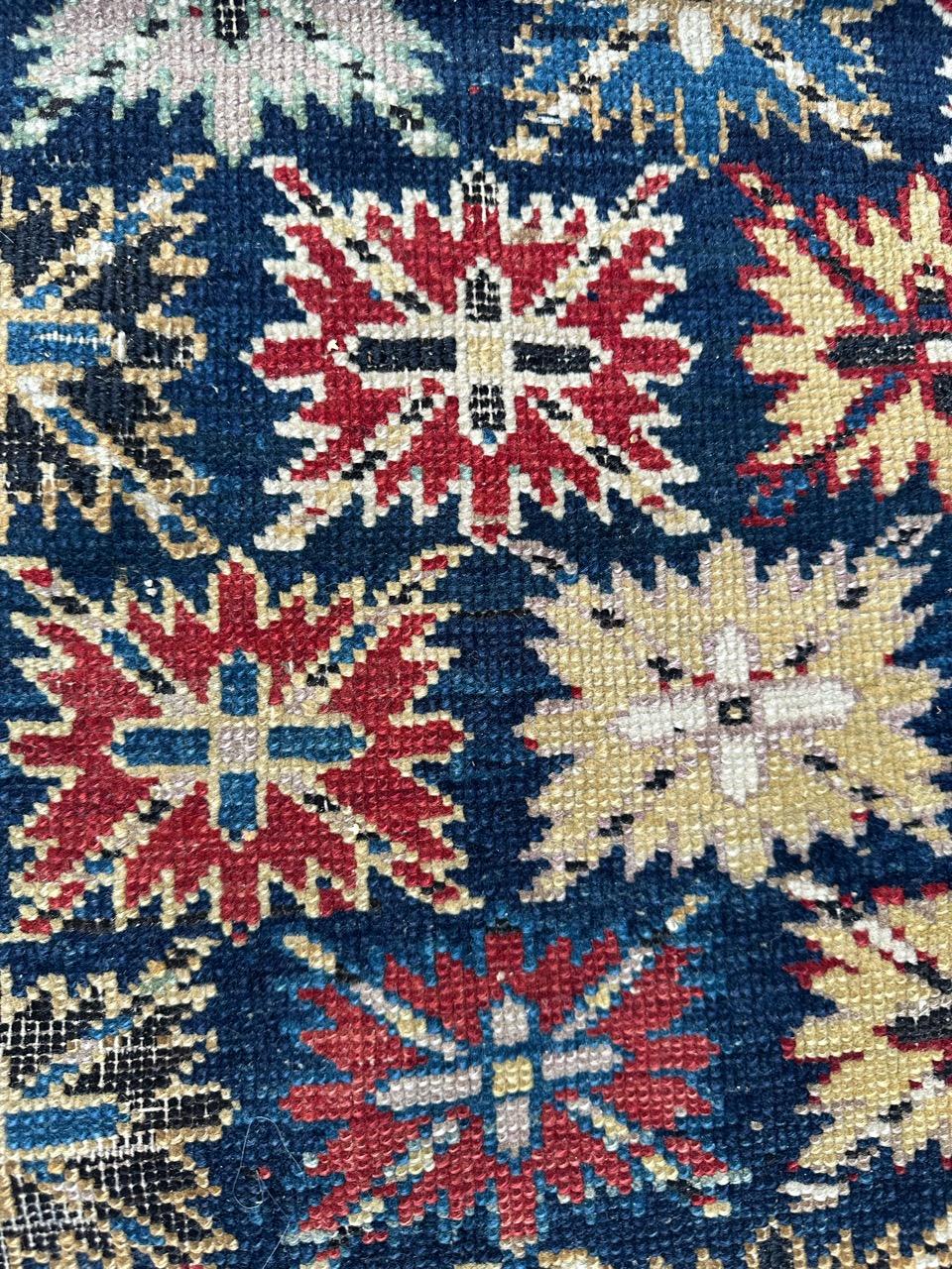Bobyrug’s Pretty antique Caucasian Shirvan kouba rug For Sale 11