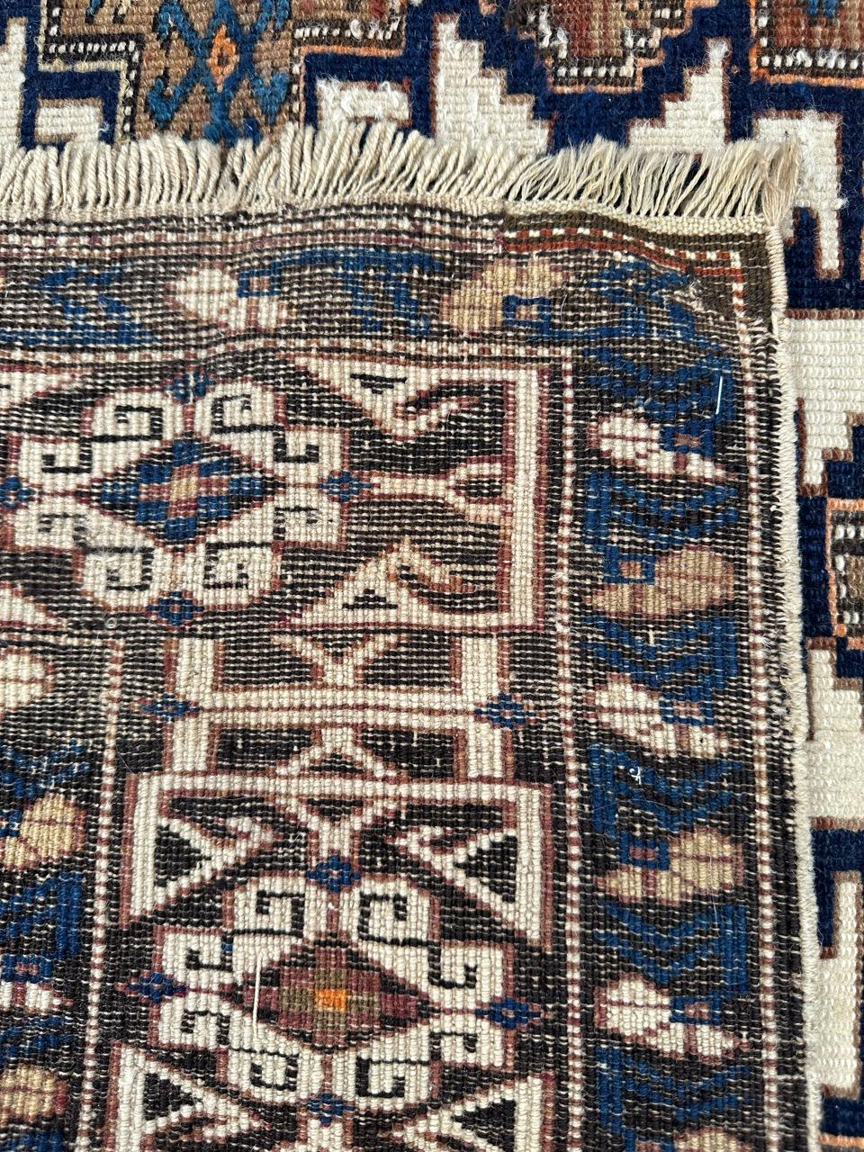 Bobyrug’s Pretty antique Caucasian shirwan lesgui rug  For Sale 8
