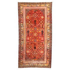 Pretty antique Chinese Khotan rug