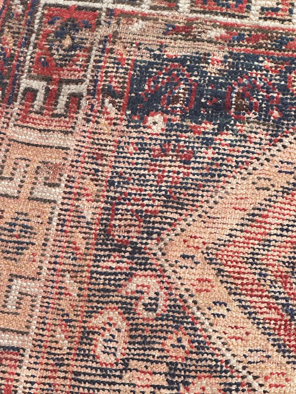 Hübscher antiker Afshar-Teppich in Notlage im Angebot 6