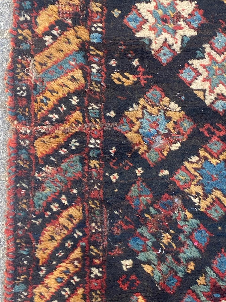 Asian Bobyrug’s Pretty Antique Distressed Lori Rug For Sale