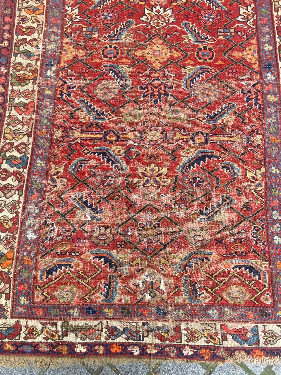Nice 19th century north western rug with beautiful herati design and nice natural colors, entirely hand knotted with wool velvet on wool foundation.

✨✨✨
