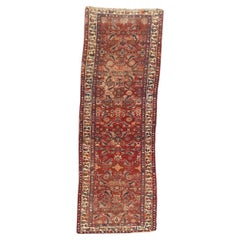 Bobyrug's Pretty Antique Distressed North Western Rug