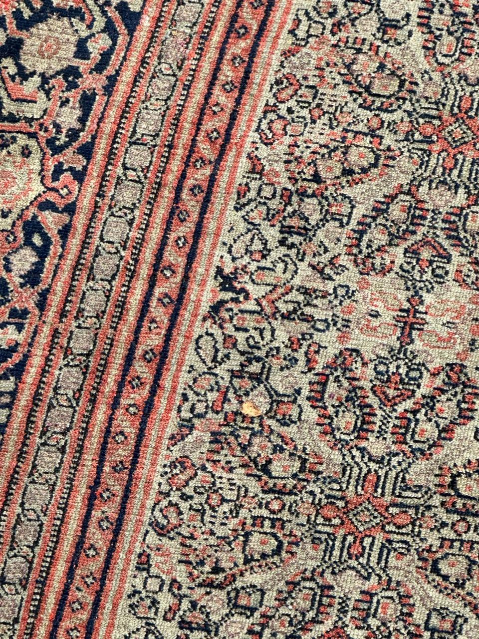 Jolie antiquité extrêmement fine  tapis seneh en soie en vente 6