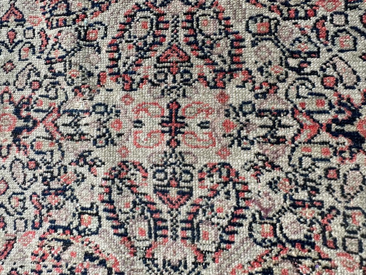 Laine Jolie antiquité extrêmement fine  tapis seneh en soie en vente
