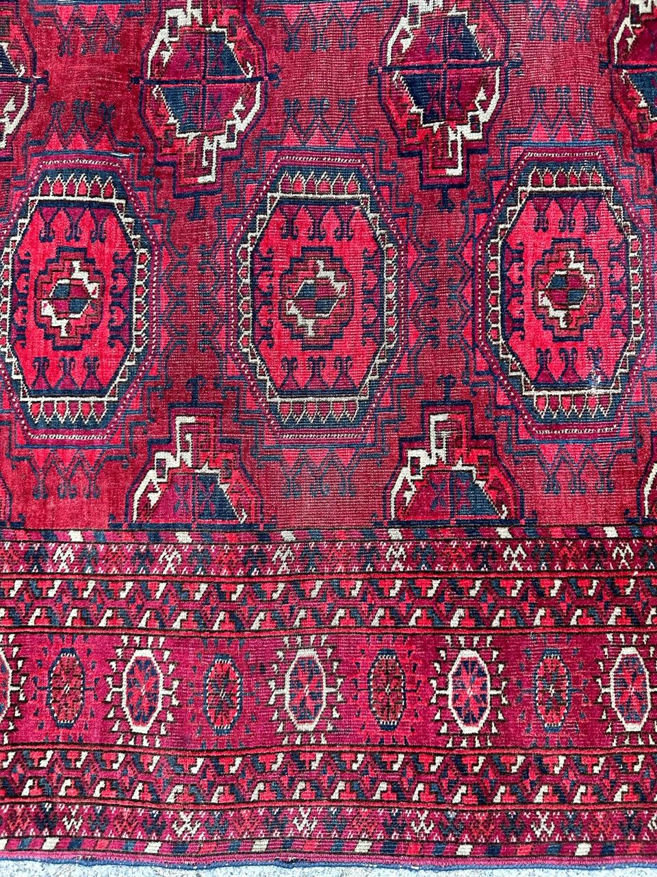 Magnifique tapis Bokhara turc ancien en vente 3