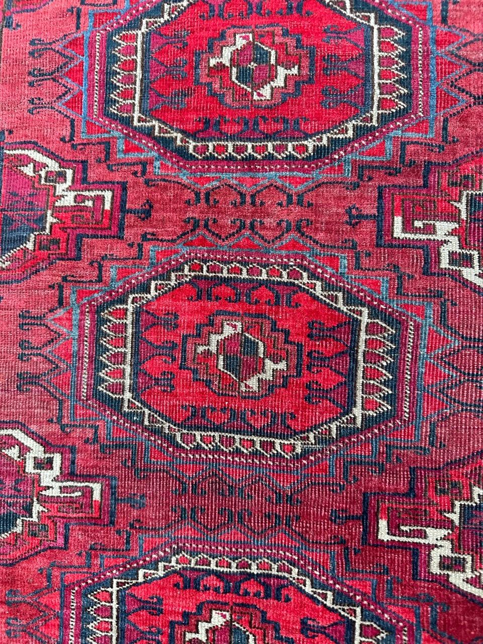Magnifique tapis Bokhara turc ancien en vente 7
