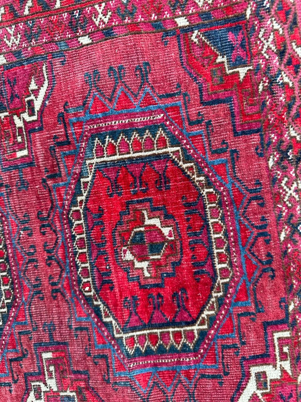 Magnifique tapis Bokhara turc ancien en vente 9