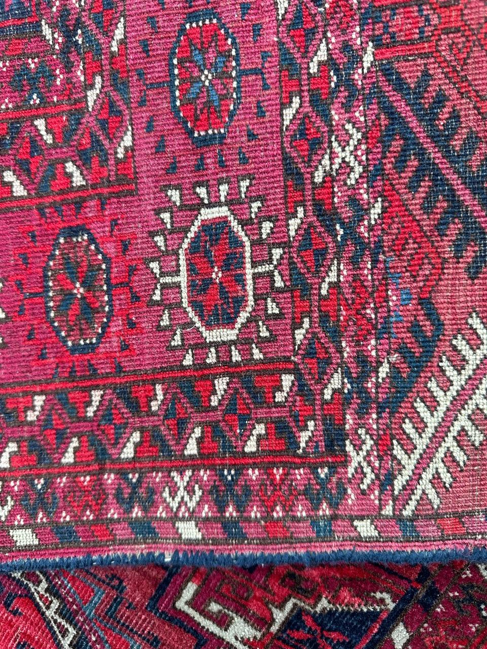Magnifique tapis Bokhara turc ancien en vente 12