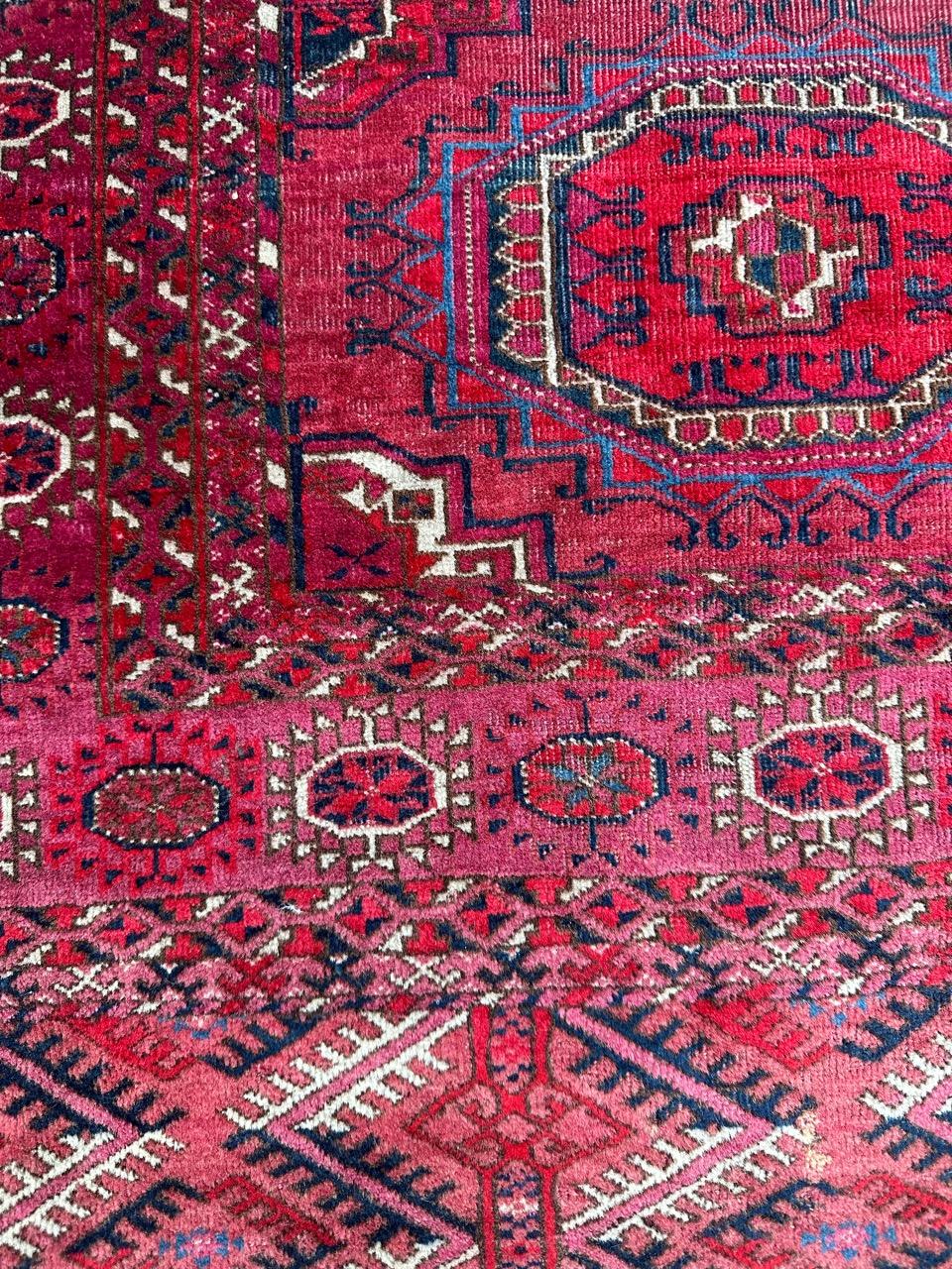 Laine Magnifique tapis Bokhara turc ancien en vente
