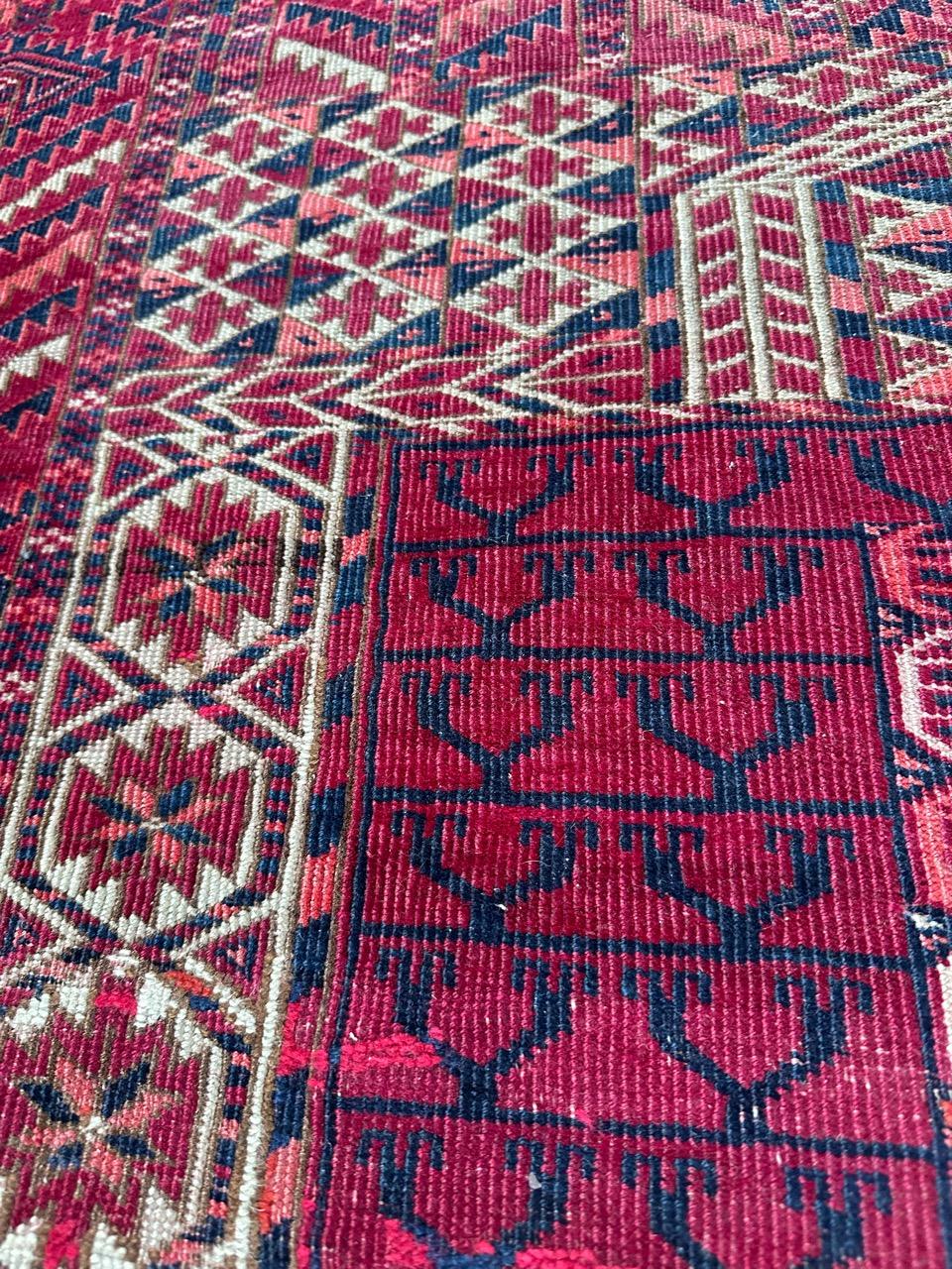 Magnifique tapis hachlou turc ancien en vente 9