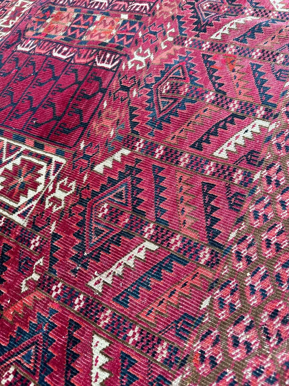Magnifique tapis hachlou turc ancien en vente 10