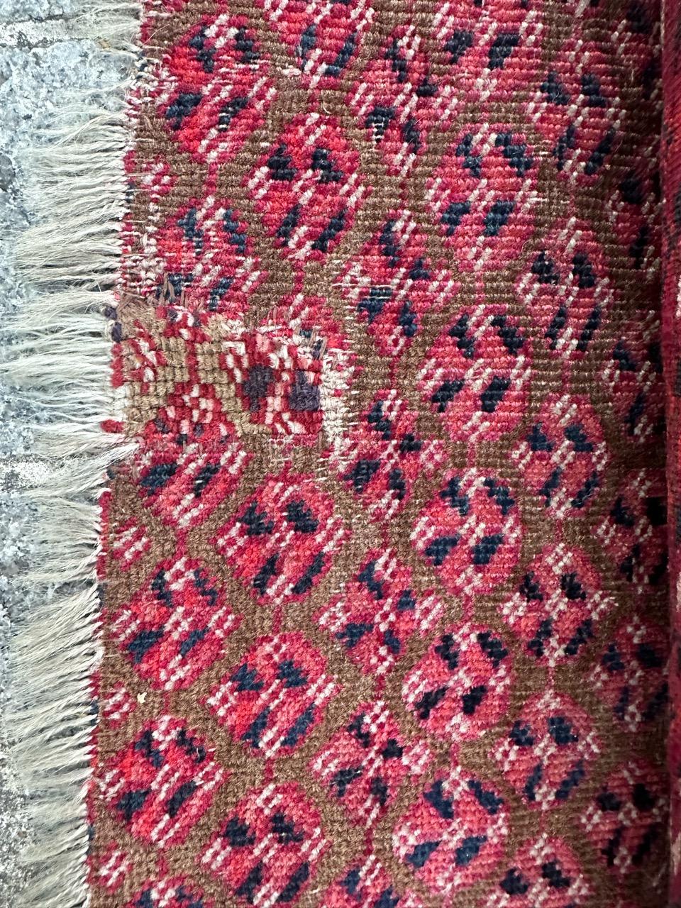 Magnifique tapis hachlou turc ancien en vente 11