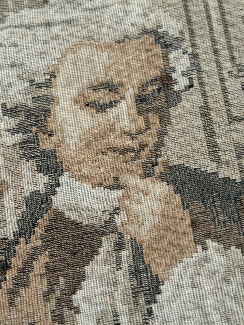 Bonito tapiz Jacquard francés antiguo de estilo Aubusson, de ludovico marchetti en venta 4