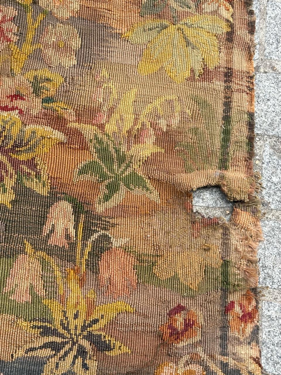 bonito tapiz jacquard de estilo Aubusson francés antiguo, funda para silla o cojín Hecho a máquina en venta