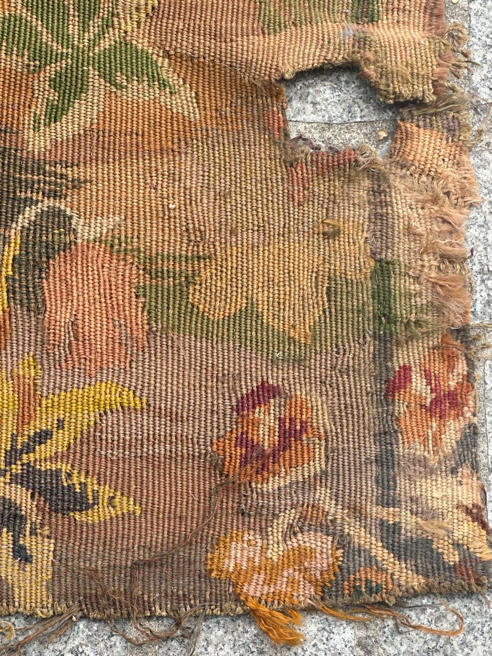 bonito tapiz jacquard de estilo Aubusson francés antiguo, funda para silla o cojín Lana en venta