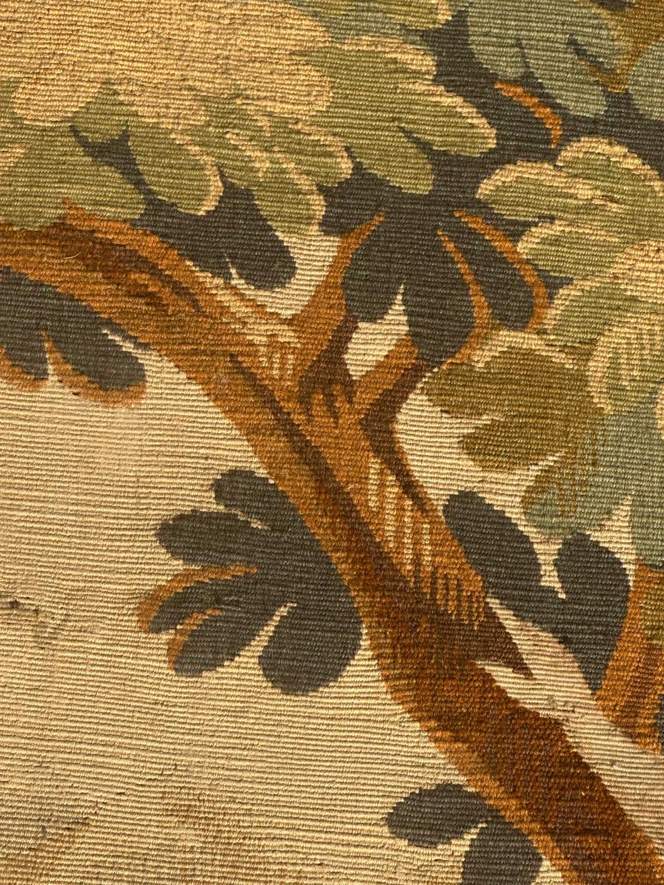 Bonito tapiz francés antiguo de Aubusson siglo XIX en venta