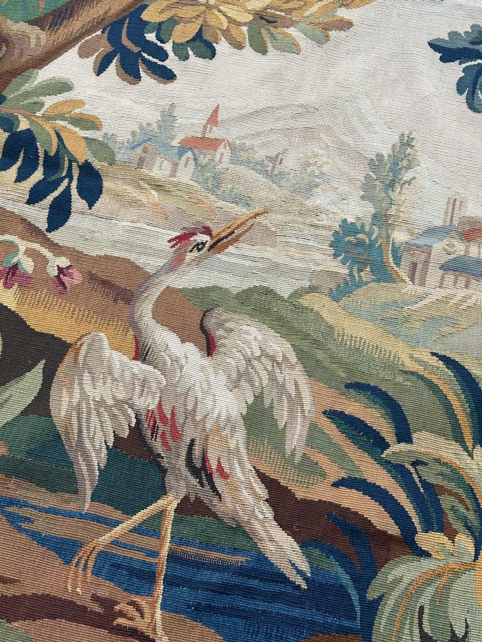 Lana Grazioso arazzo Aubusson francese antico 