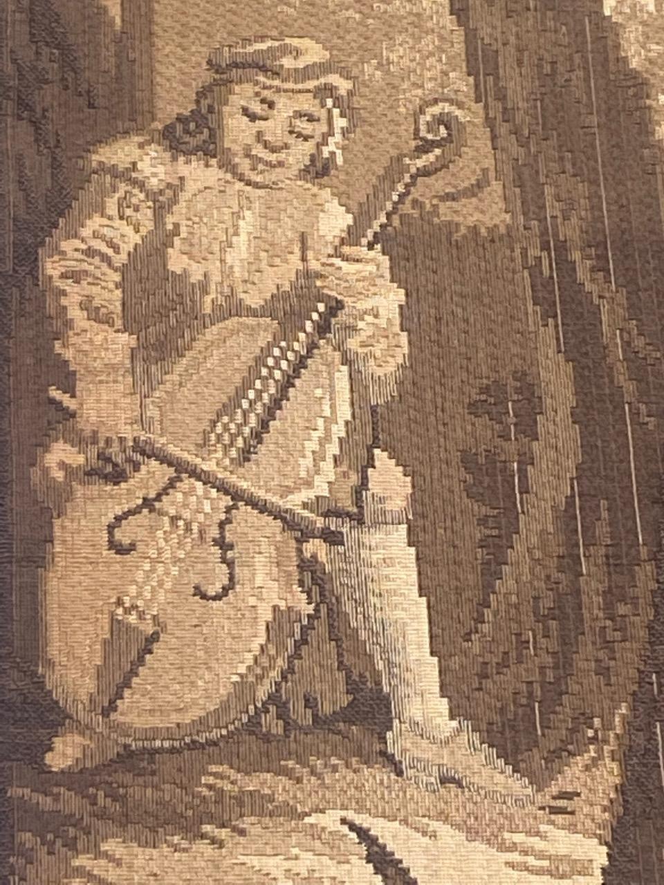 Il grazioso arazzo Antique French Jaquar di Bobyrug in vendita 9