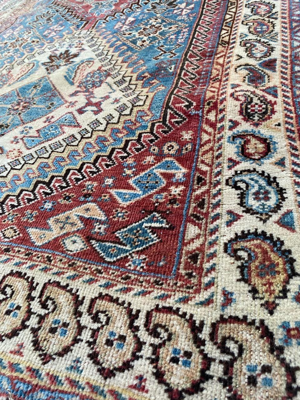 Joli tapis ancien de Ghashghai de Bobyrug en vente 10